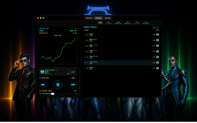 StockCar: A podcast of your portfolio, not the market.
